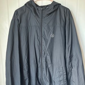 mens Volcom hoodie windbreaker